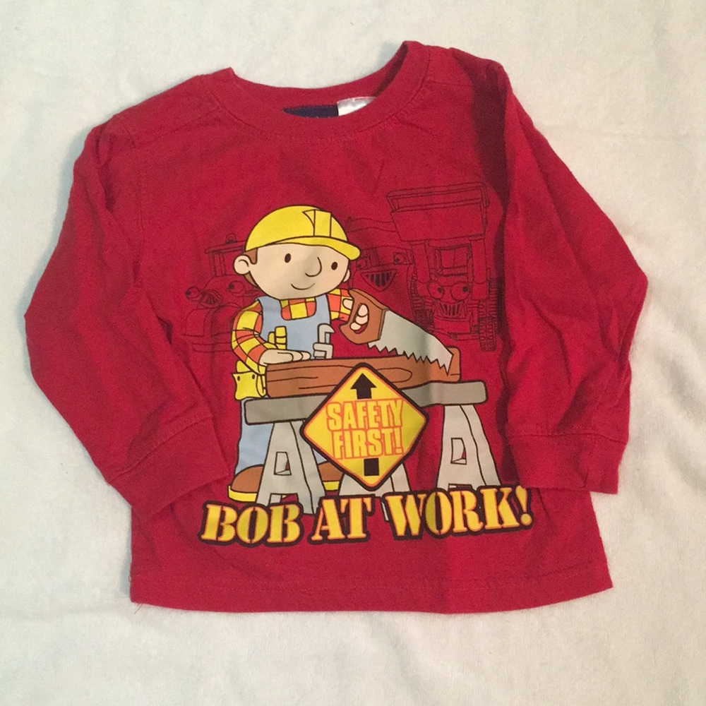 Bob the Builder Log Sleeve T-shirt